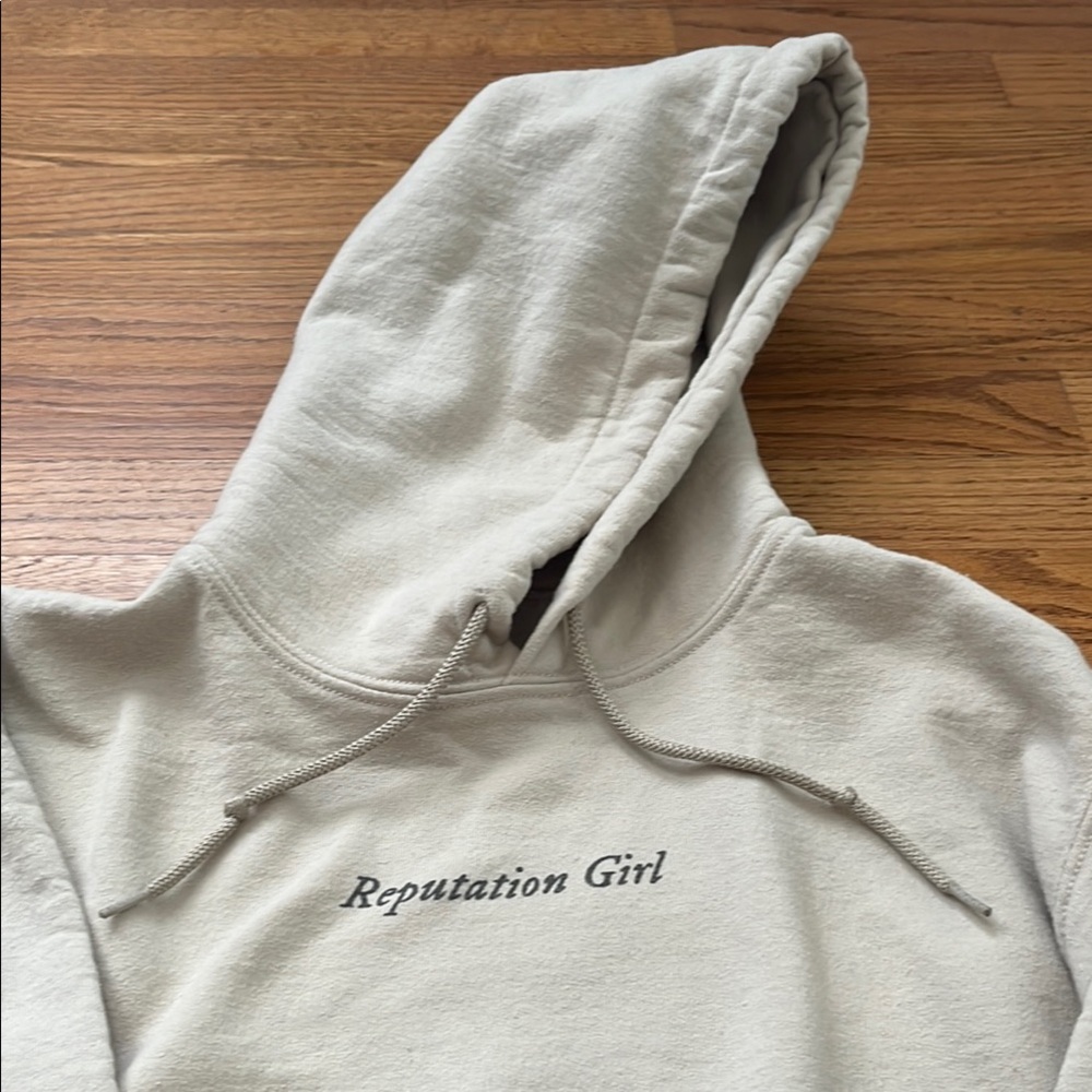 Reputation Girl Hoodie in Cream